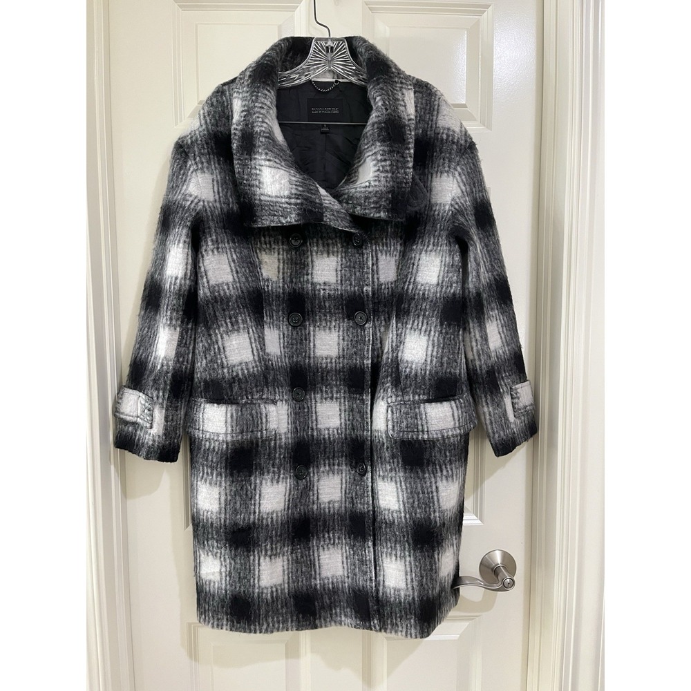 banana republic women wool blend overcoat size S